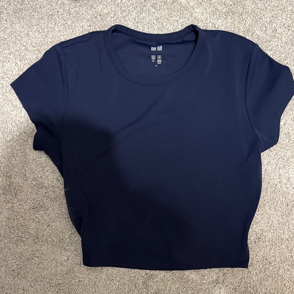 Uniqlo Dark Blue Short Sleeve Women's Tee - Picture 1 of 1